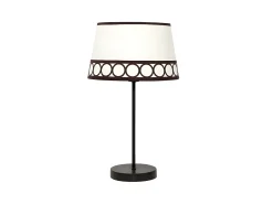 AKUNADECOR Lámpara De Mesa-Lampara Sobremesa Dalia 1xe14 Beis/marron De . Marru00f3n