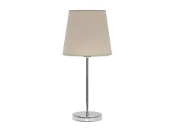 AKUNADECOR Lámpara De Mesa-Lampara Sobremesa Maldivas 1xe14 Cromo/piedra 20d De . Plateado