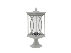 AKUNADECOR Lampara Sobremuro Para Exterior Modelo Garden De Plateado Sale