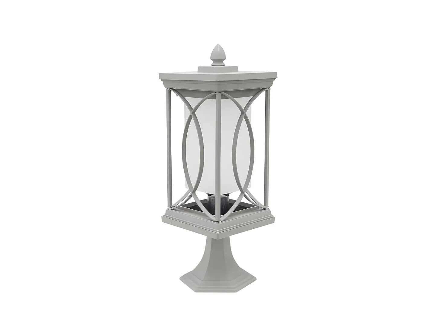 AKUNADECOR Lampara Sobremuro Para Exterior Modelo Garden De Plateado Sale