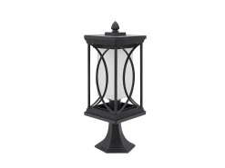 AKUNADECOR Lampara Sobremuro Pequeño Exterior Garden De Negro Sale