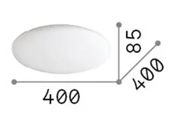 Ideal Lux LED Decorativo Simple Empotrar , 13000K Blanco