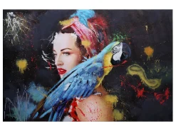 MCW Óleo mujer -H25 pintado a mano, 80x120cm Multicolor Online