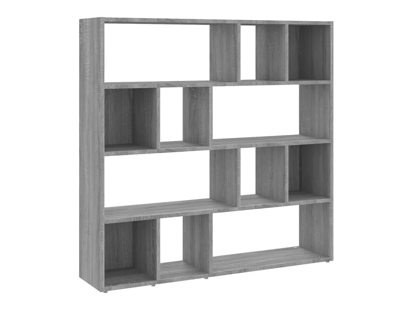 Librería/separador de ambientes Sonoma 105x24x102 cm Gris