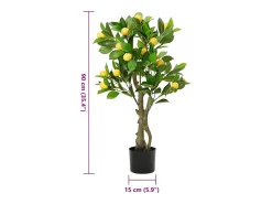 Sale Limonero artificial 234 hojas 90 cm Verde