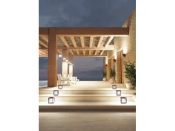 Hot Linterna solar Visor LED de 3,5 W a pilas, IP54, color Negro