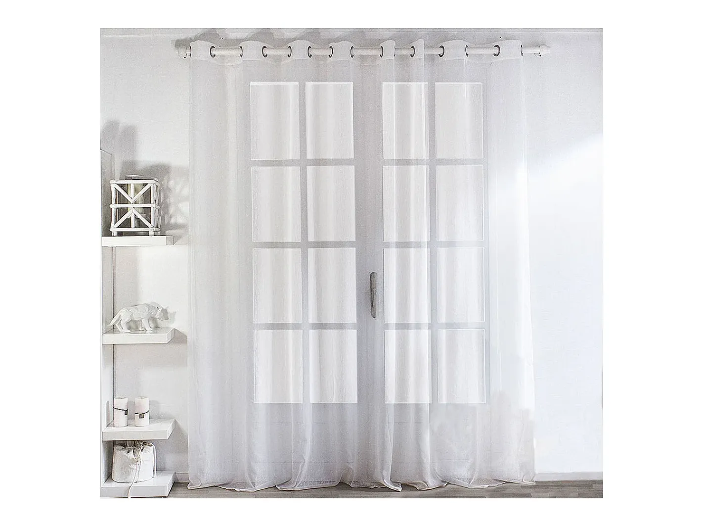 Sale ENJOY HOME Liso con ojales grandes Blanco