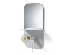Aplique Para Pared-Lámpara / estante / espejo / mesita de noche TAMALA WHITE Blanco