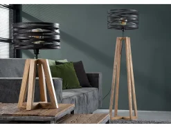 Clearance Kawola lámpara - Madera - DALIAN Negro