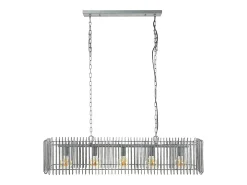 Kawola Lámpara Suspendida-Lámpara - plata metal - LORCA Plateado