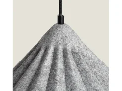 Ledkia Lámpara Suspendida-Lámpara Colgante Acústica Fieltro Baktya Gris