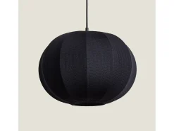Ledkia Lámpara Suspendida-Lámpara Colgante Algodón Taupiri Negro