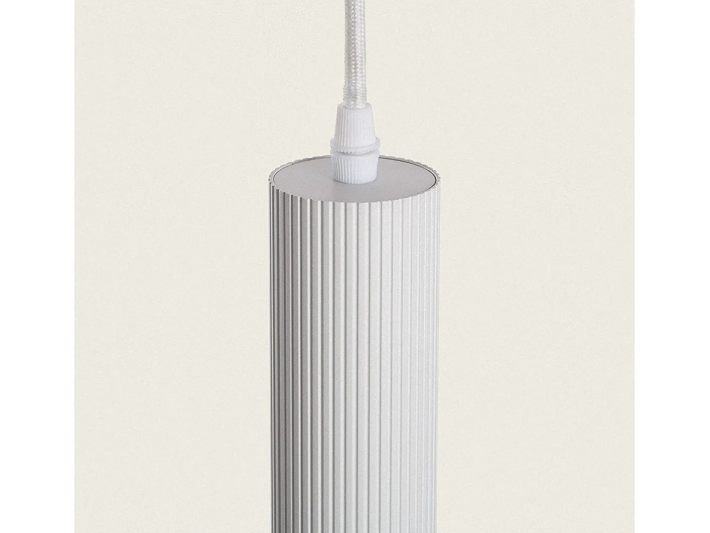 Ledkia Lámpara Suspendida-Lámpara Colgante Aluminio Aritz 4 Focos Blanco