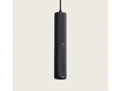 Ledkia Lámpara Suspendida-Lámpara Colgante Aluminio Breixo 4 Focos Negro Multicolor