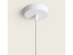Outlet Ledkia Lámpara Colgante Aluminio Dakari Blanco Multicolor
