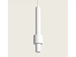 Outlet Ledkia Lámpara Colgante Aluminio Dakari Blanco Multicolor