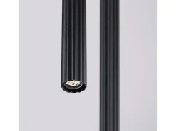Sollux Lighting Lámpara colgante Arche moderno de acero - 2 fuentes luminosas - L.15 x A.118 cm - Negro Outlet