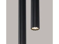 Sollux Lighting Lámpara colgante Arche moderno de acero - 2 fuentes luminosas - L.15 x A.118 cm - Negro Outlet