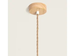 Ledkia Lámpara Colgante Bambú Beira Natural Multicolor Clearance