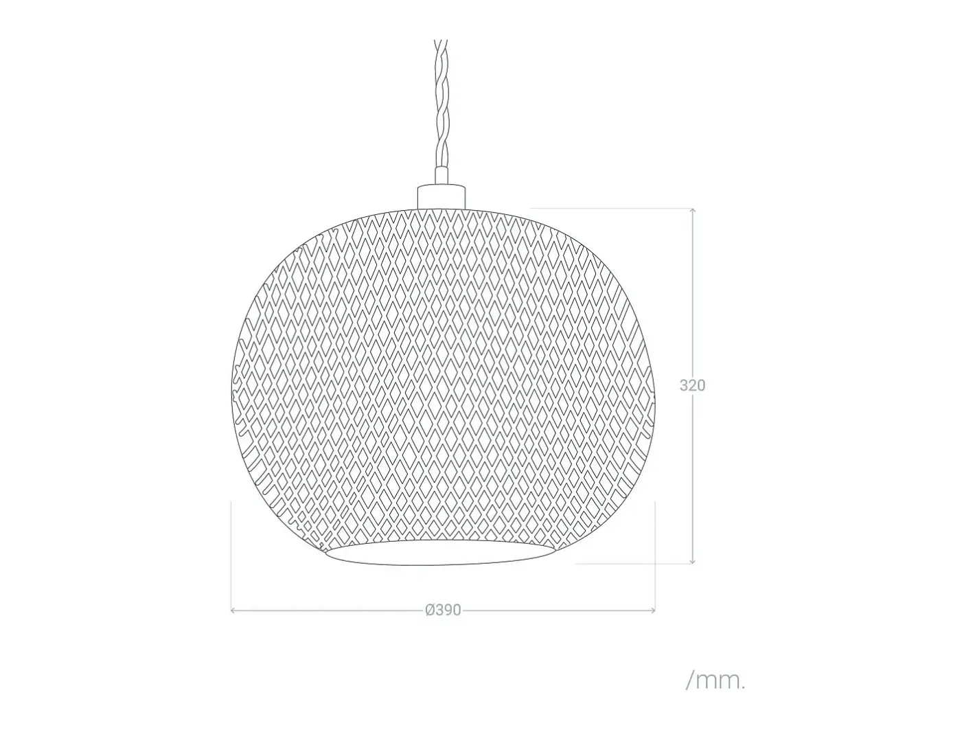 Ledkia Lámpara Suspendida-Lámpara Colgante Bambú Llata Natural Multicolor