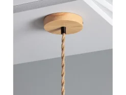 Ledkia Lámpara Colgante Bambú Shuka Acacia Ø480 mm ILUZZIA Multicolor Best