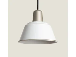 Clearance Ledkia Lámpara Colgante Baño Metal Birzay Blanco