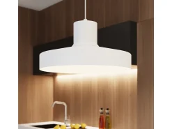 Sollux Lighting Lámpara Colgante Bilo Moderno De Acero - 1 Fuentes Luminosas - L.35 X A.120 Cm - Blanco Sale