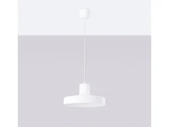 Sollux Lighting Lámpara Colgante Bilo Moderno De Acero - 1 Fuentes Luminosas - L.35 X A.120 Cm - Blanco Sale