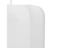 Atmosphera Lámpara colgante blanca de algodón y acero Blanco Best