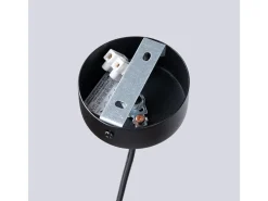 Sollux Lighting Lámpara Suspendida-Lámpara Colgante Bliss Moderno De Acero - 1 Fuentes Luminosas - L.8 X A.118 Cm - Negro