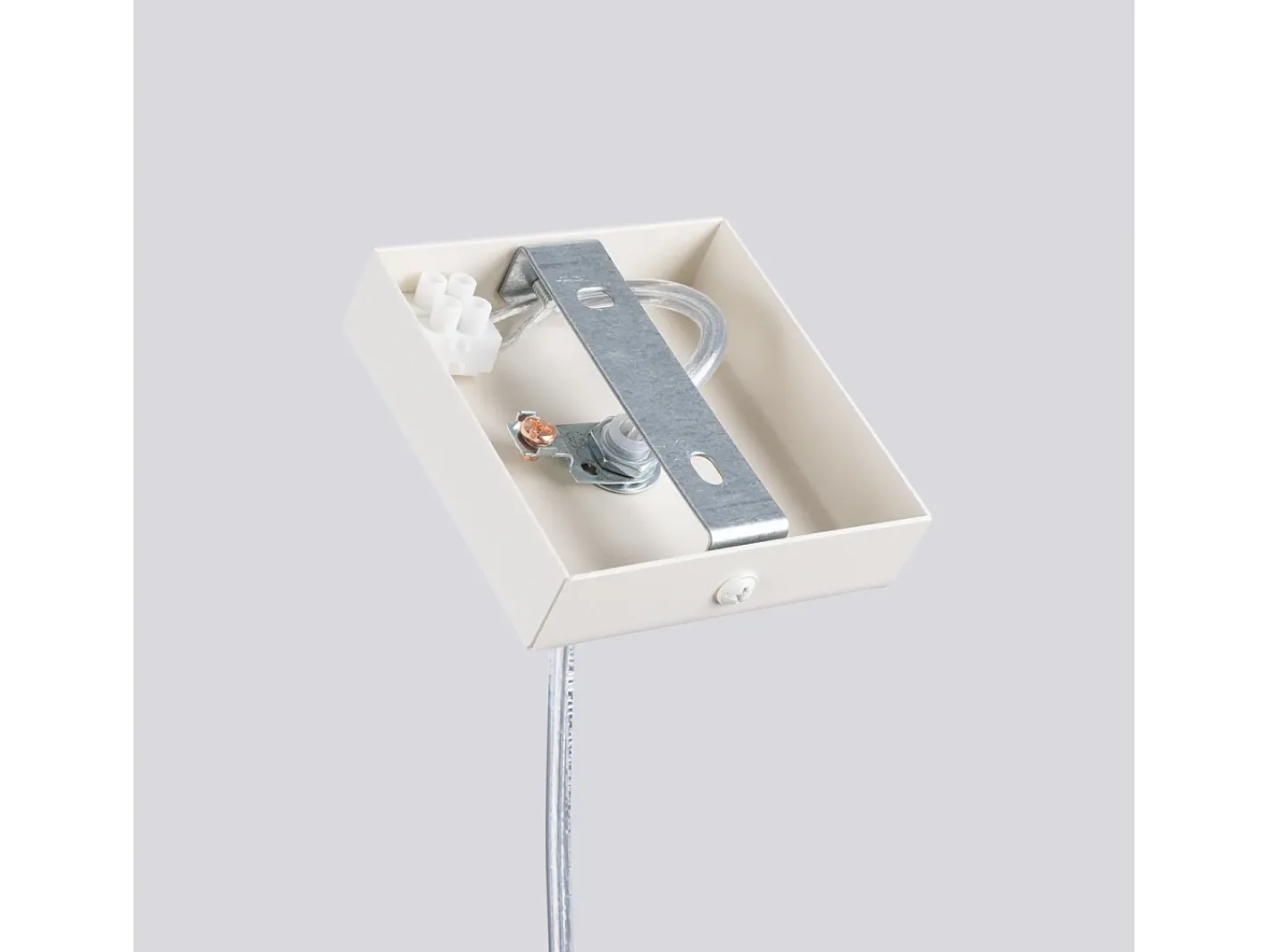 Discount Sollux Lighting Lámpara colgante Brill moderno de acero - 1 fuentes luminosas 3000K - L.8 x A.114 cm - Beige