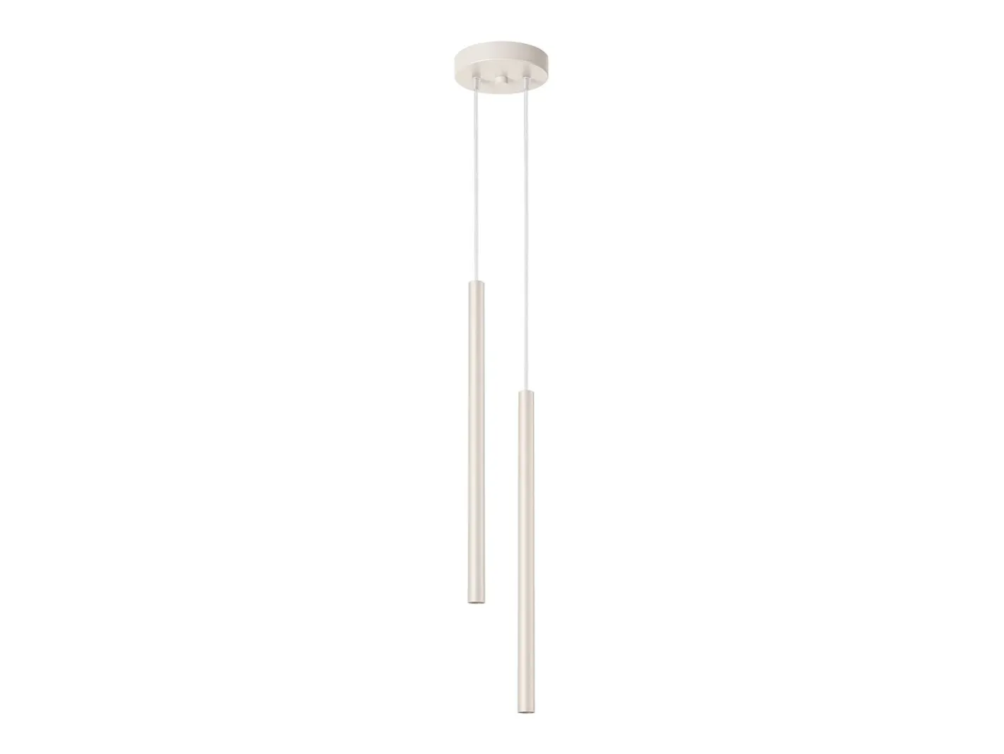 Online Sollux Lighting Lámpara colgante Brill moderno de acero - 2 fuentes luminosas 3000K - L.15 x A.104 cm - Beige