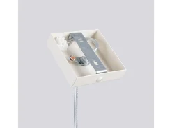 Sollux Lighting Lámpara Suspendida-Lámpara colgante Brill moderno de acero - 1 fuentes luminosas 4000K - L.8 x A.114 cm - Beige