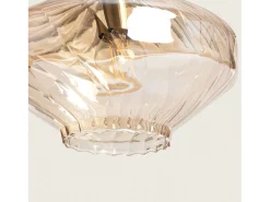 Ledkia Lámpara Colgante Cristal Blas Ámbar Multicolor Online