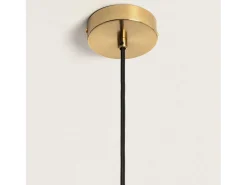 Ledkia Lámpara Suspendida-Lámpara Colgante Cristal Cornelio Ámbar Multicolor