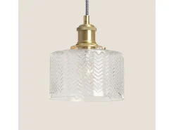 Ledkia Lámpara Colgante Cristal Matisse Dorado Multicolor