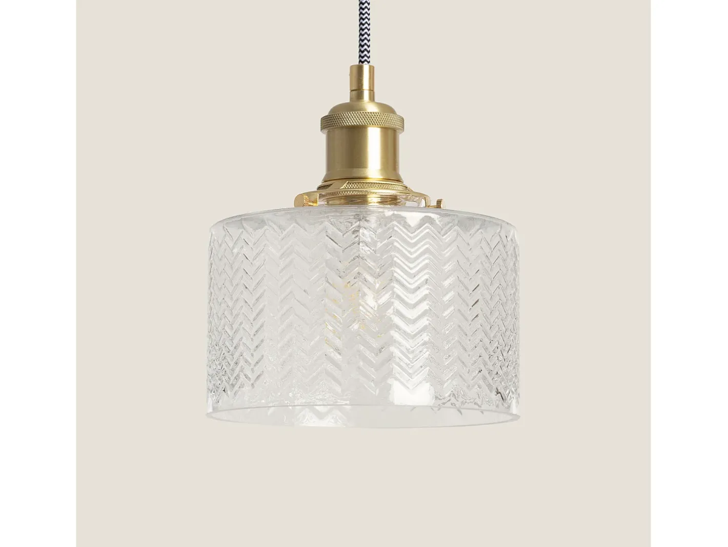 Ledkia Lámpara Colgante Cristal Matisse Dorado Multicolor