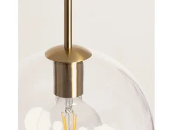 Ledkia Lámpara Suspendida-Lámpara Colgante Cristal Ona Transparente Multicolor