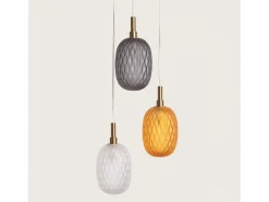 Hot Ledkia Lámpara Colgante Cristal Shalim Multicolor