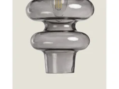 Ledkia Lámpara Colgante Cristal Telder Humo Gris Clearance