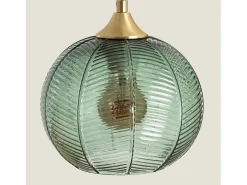Discount Ledkia Lámpara Colgante Cristal Tri Klimt Multicolor