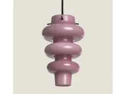 Ledkia Lámpara Colgante Cristal Telder Lila Violeta Best
