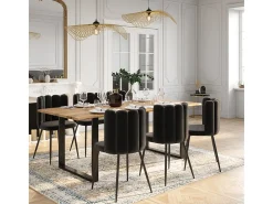 Hot Rendez-Vous Déco Lámpara colgante D75 cm en bambú - Jipi Negro
