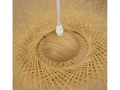 Online Rendez-Vous Déco Lámpara colgante D75 cm en bambú - Jipi Blanco