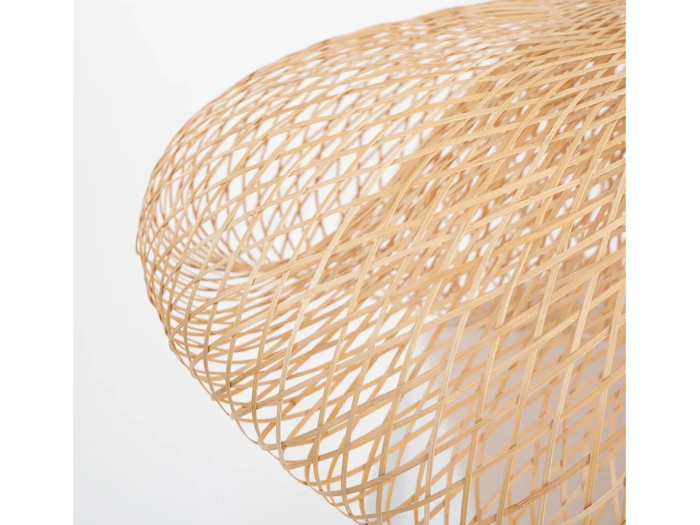Online Rendez-Vous Déco Lámpara colgante de bambú natural D88 cm - Anya Beige