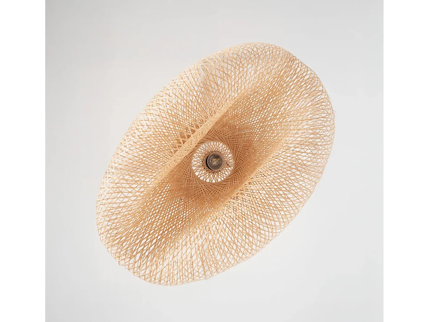 Online Rendez-Vous Déco Lámpara colgante de bambú natural D88 cm - Anya Beige