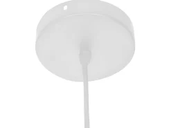 Atmosphera Lámpara Suspendida-Lámpara colgante de madera y papel tejido Beige