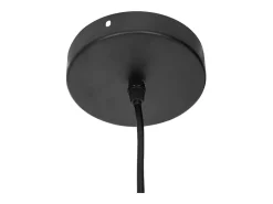 Atmosphera Lámpara colgante de metal estilo industrial 19 x 17 x 100 cm Negro