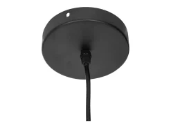 Atmosphera Lámpara colgante de metal estilo industrial 19 x 17 x 100 cm Negro