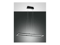 Plafón-Lámpara colgante de techo LED Bard 52W 3394-45-101 Fabas Luce Negro